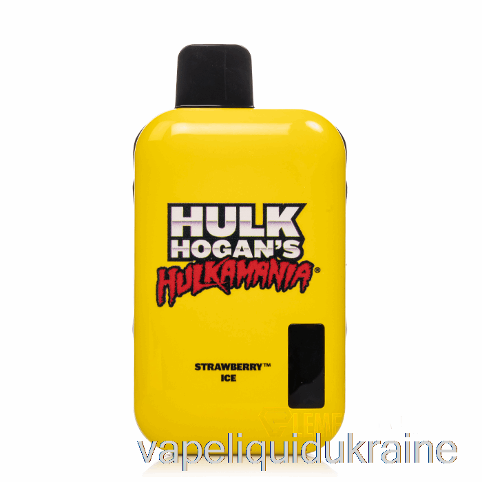 Vape Ukraine Hulk Hogan Hulkamania 8000 Disposable Strawberry Ice